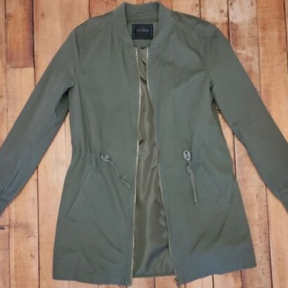 Miss London Olive Utility Jacket